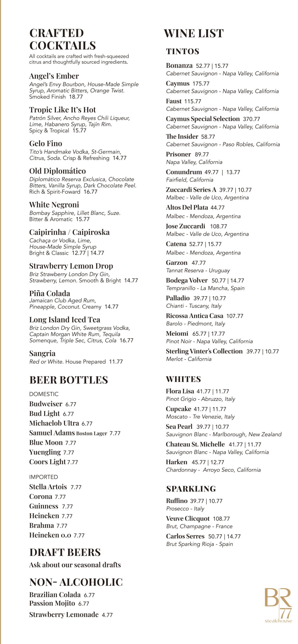 Best Steakhouse Kissimmee 5 Menu22 Scaled