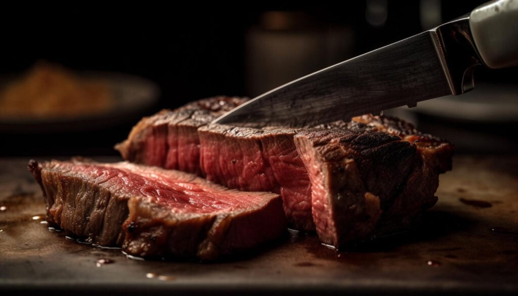 Sharp Knives In Steakhouse